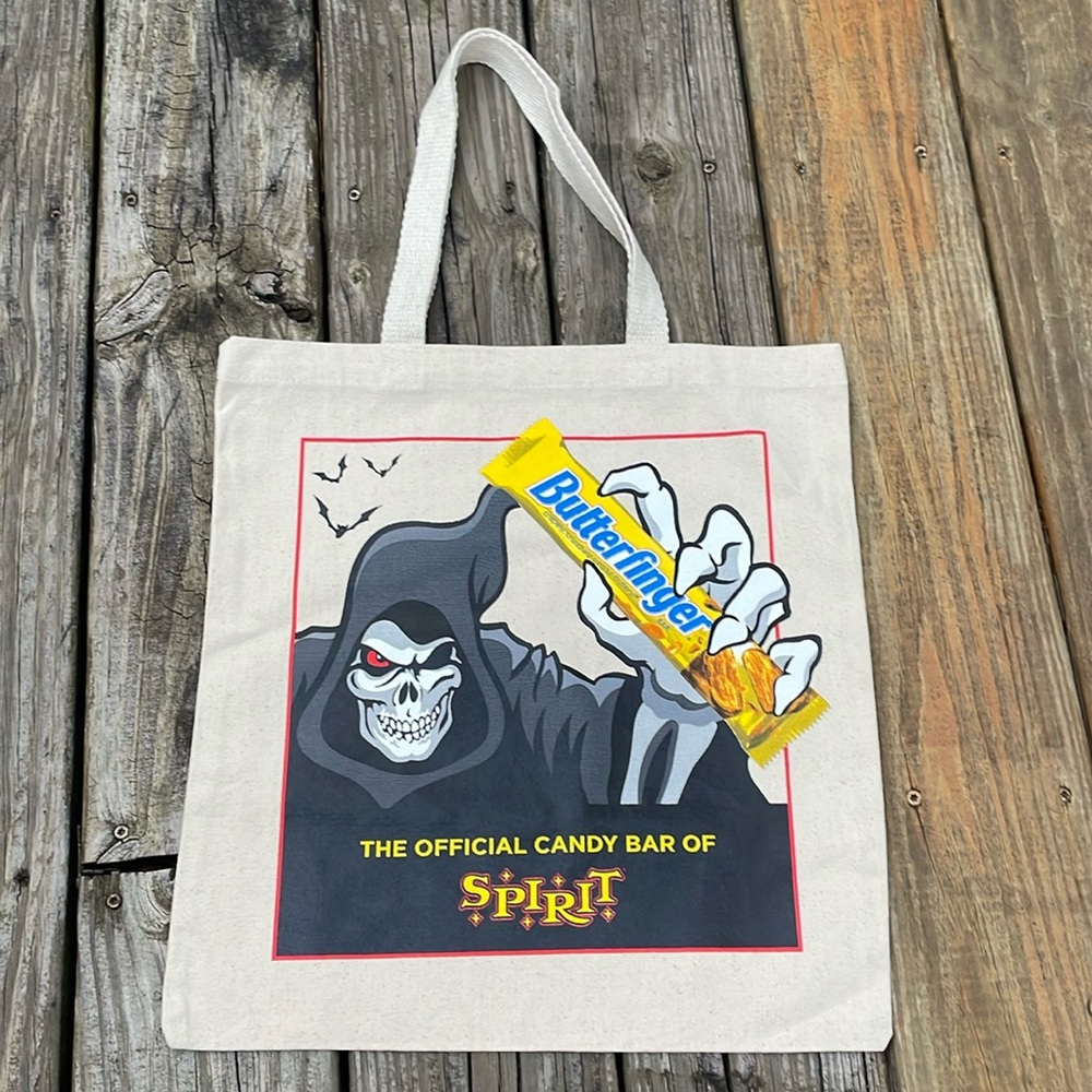 Spirit Halloween Butterfinger Tote Bag